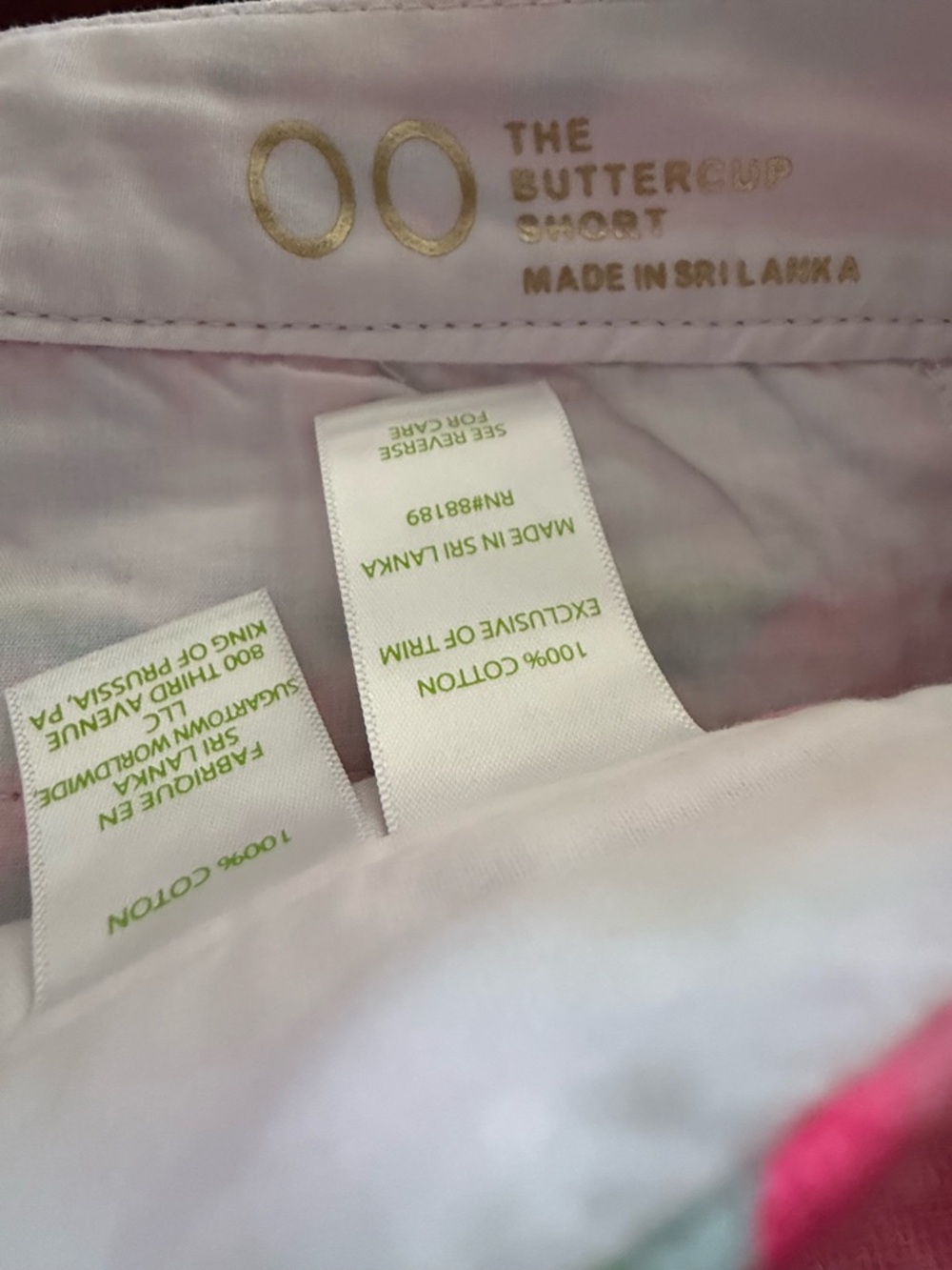 Lilly Pulitzer Buttercup Shorts | Pink Tropical Print | Scalloped Hem | NWOT - Picture 10 of 10